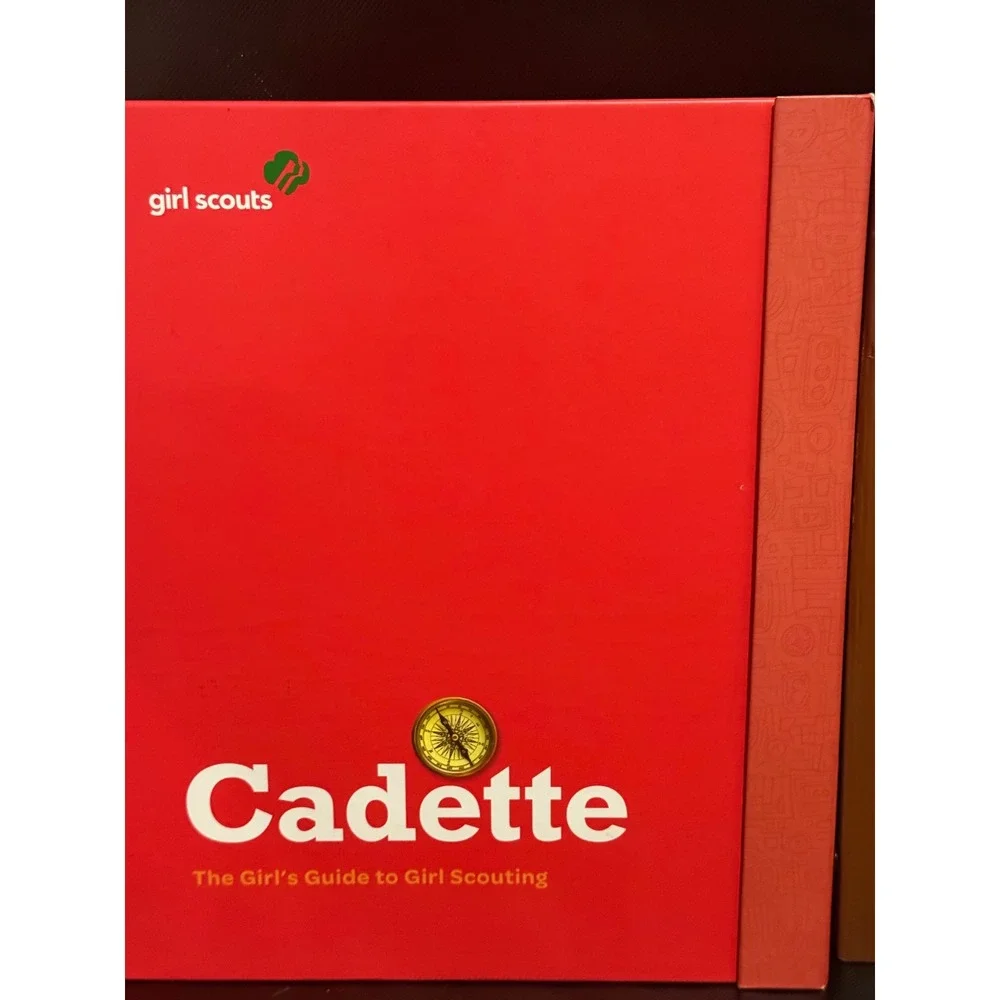Girl Scouts Brownie and Cadette The Girl's Guide to Girl Scouting Binder Lot